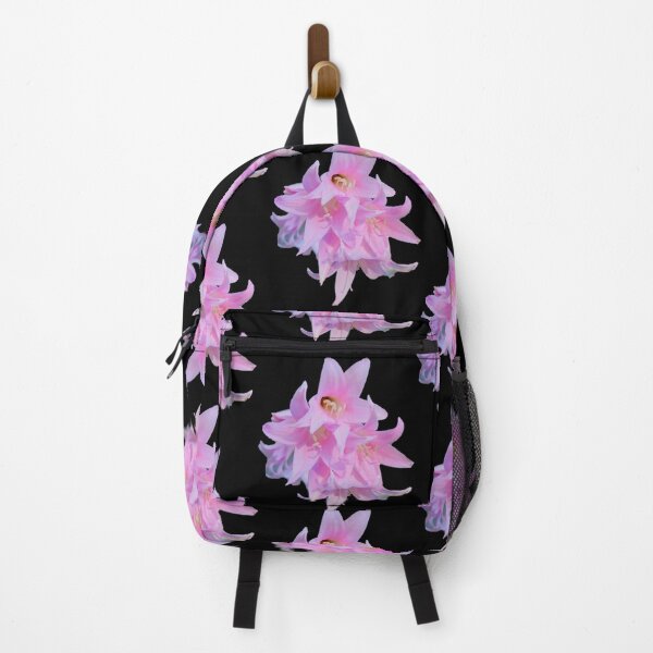 Item preview, Naked Lady Flowers (belladonna Lily) black bg designed and sold by Lizzilzil.