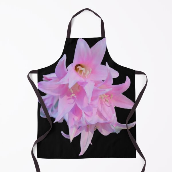 Item preview, Naked Lady Flowers (belladonna Lily) black bg designed and sold by Lizzilzil.