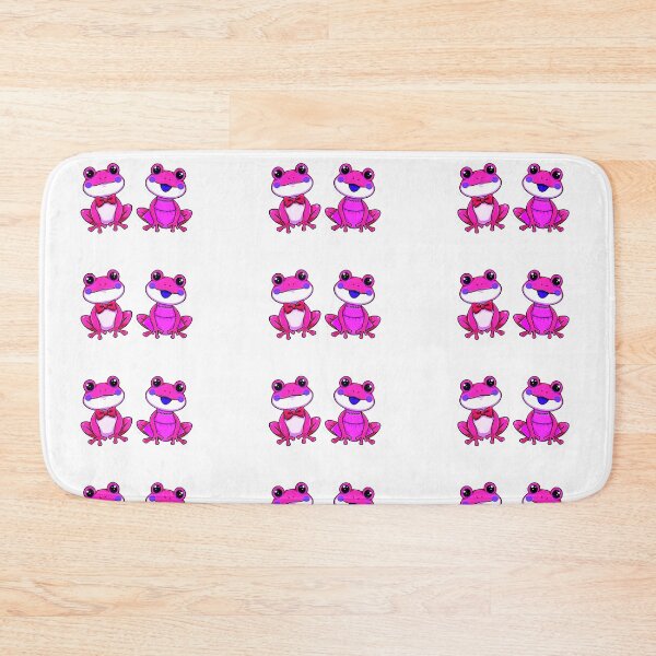 Item preview, Pink Mr. Frog and Ms. Frog Art - Sticker Set of Two designed and sold by Earth Nature Creations.