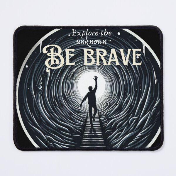 Item preview, Explore the unknown be brave designed and sold by Coollzone.