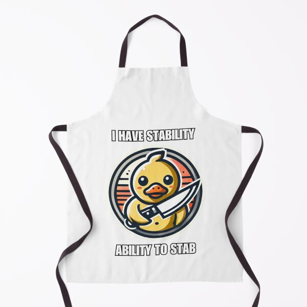 Item preview, I Have Stability Ability to Stab Duck Meme designed and sold by Watercolored-Me.