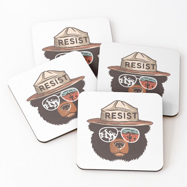 Item preview, Protect our national parks - US alt park service bear resist forests public lands designed and sold by PixelBea6Arcade.