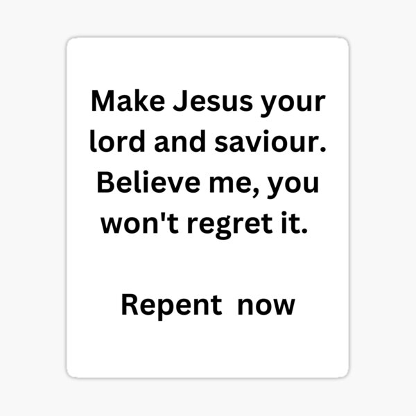 Artikel-Vorschau von Machen Sie Jesus zum Herrn Ihres Lebens, designt und verkauft von Every Knee.