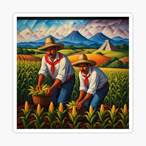 Item preview, Mexican Corn Harvest – Celebrating Tradition designed and sold by El Alkimizta Art Store.