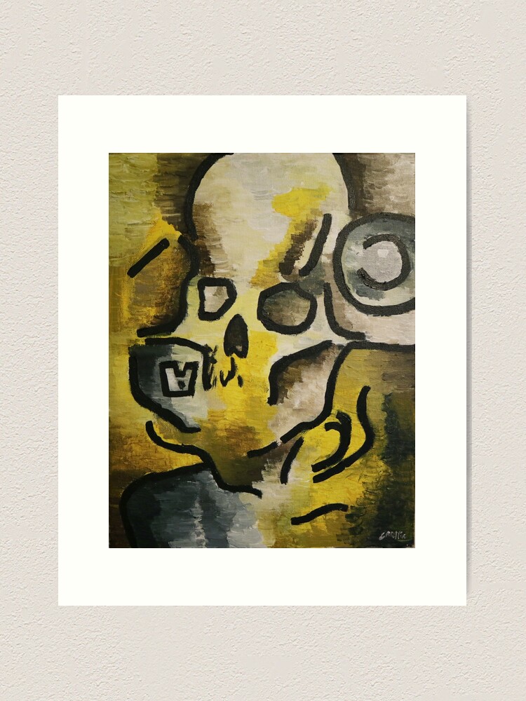 Thumbnail 2 of 3, Art Print, A-Skull designed and sold by Colin Mullin.