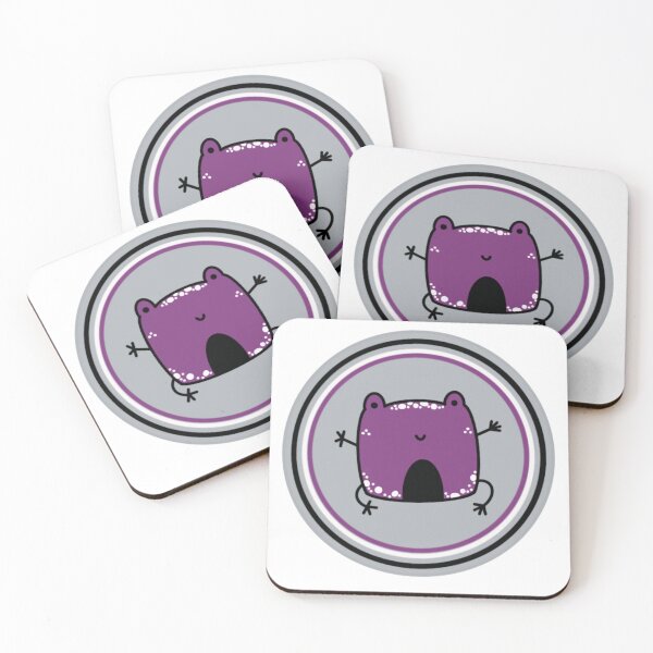 Item preview, Asexual Pride Frog designed and sold by CrowCalavera.