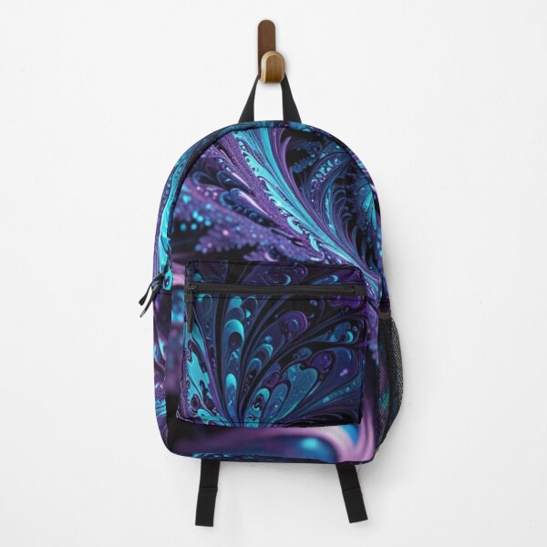 Item preview, Deep Purple and Blue Fractal Spiral designed and sold by Harmonic_Layers.