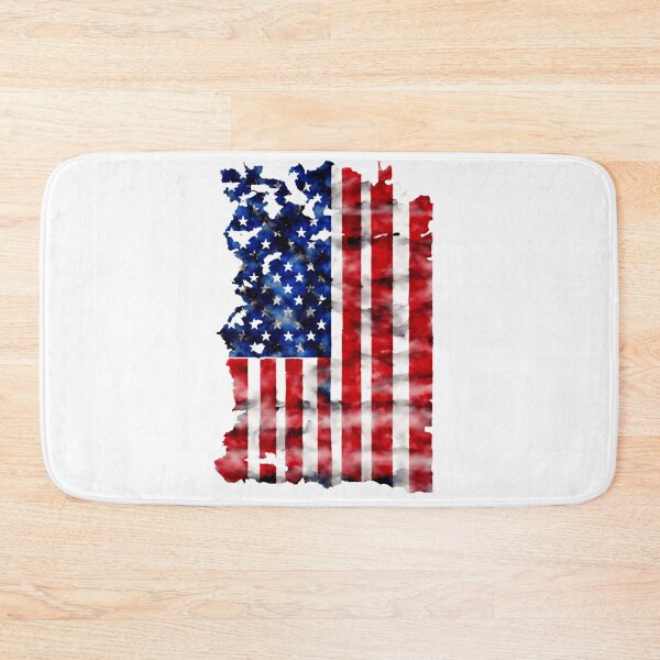 Item preview, Distressed American Flag hanging Vertically designed and sold by AmericaFreedom.