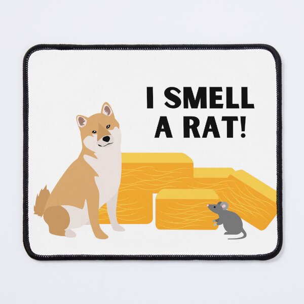Item preview, Shiba Inu I Smell A Rat Barn Hunt designed and sold by Mop Dog Designs.