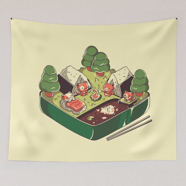 Item preview, Sushi Camp Kawaii Cat by Tobe Fonseca designed and sold by Tobe Fonseca®.