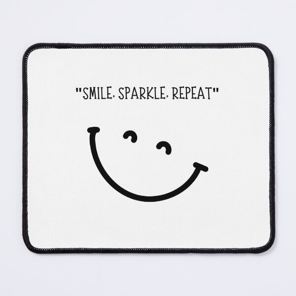 Item preview, "Smile, Sparkle, Repeat" designed and sold by Motivamujer.