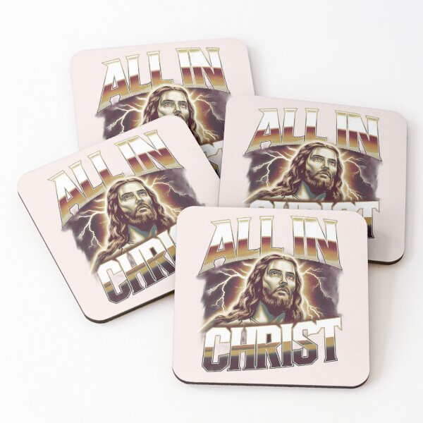 Item preview, All in Christ – Phil. 4:13 Bootleg Jesus Quote designed and sold by  KnitLuv.