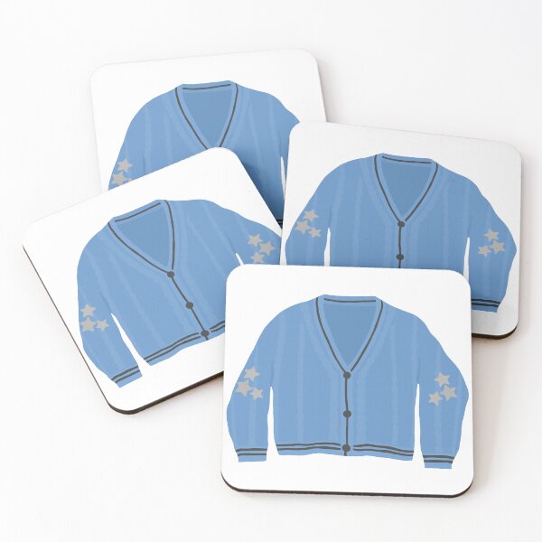 Item preview, blue & gray cardigan designed and sold by Camille Albers.