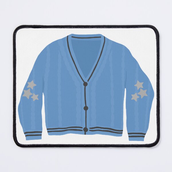 Item preview, blue & gray cardigan designed and sold by Camille Albers.