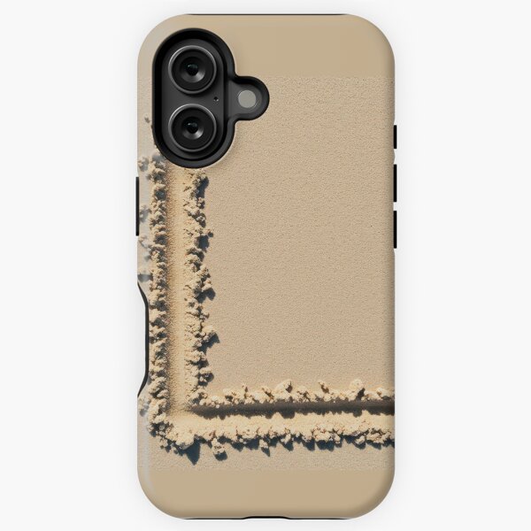 SAND LETTER L iPhone Tough Case