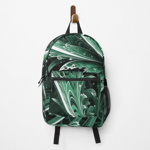 Item preview, Elegant Green and White Fractal Swirl designed and sold by Harmonic_Layers.