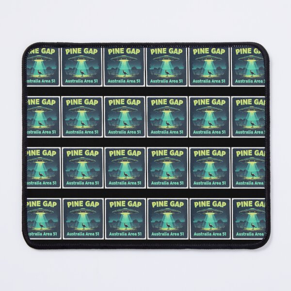 Item preview, Aussie UFO Encounter – Pine Gap Australia Area 51 designed and sold by HappyHarmonyArt.