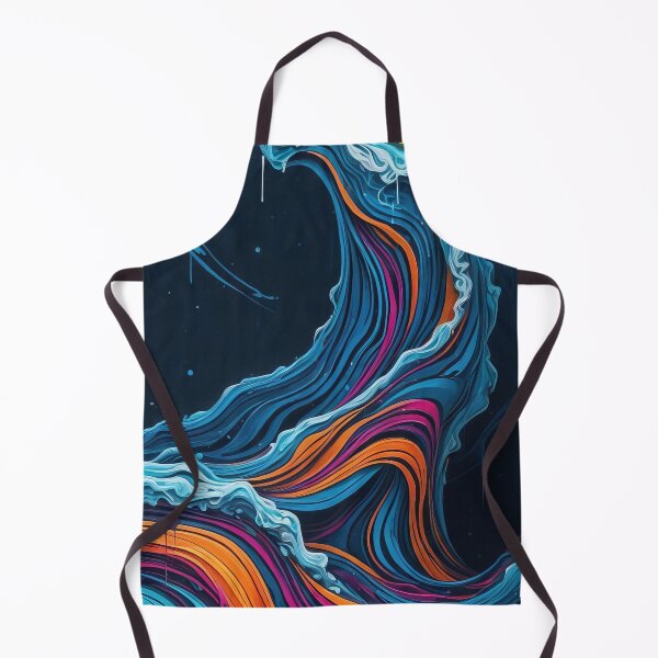 Item preview, Midnight Wave Abstract Ocean Swell designed and sold by ArtComixHaven.