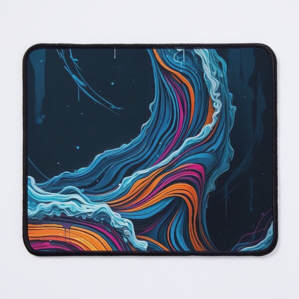 Item preview, Midnight Wave Abstract Ocean Swell designed and sold by ArtComixHaven.