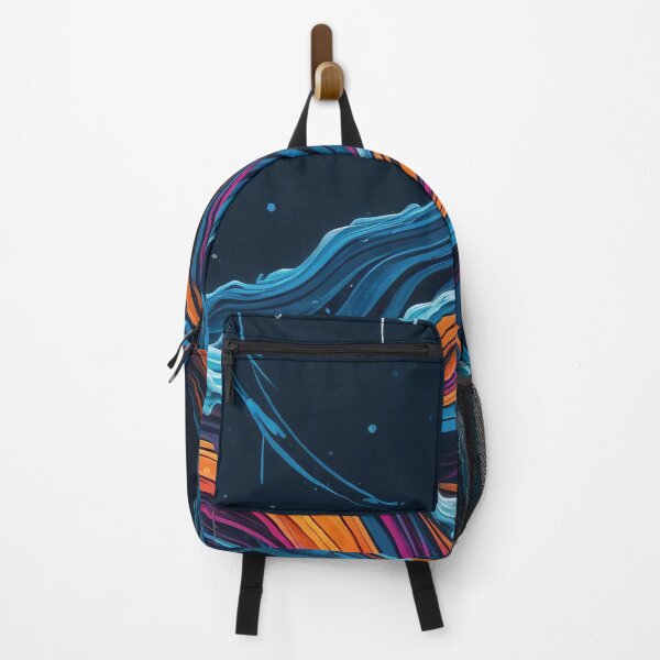 Item preview, Midnight Wave Abstract Ocean Swell designed and sold by ArtComixHaven.