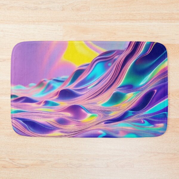 Item preview, Iridescent Dreamscape Abstract Liquid Glow designed and sold by ArtComixHaven.