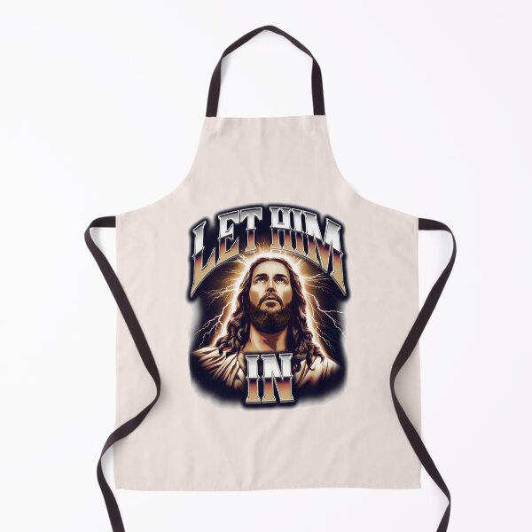 Item preview, Let Him In – Rev. 3:20 Bootleg Aesthetic Jesus Quote designed and sold by  KnitLuv.