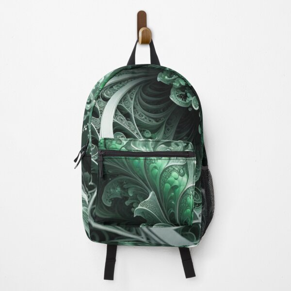 Item preview, Intricate Green Fractal Spiral Flow designed and sold by Harmonic_Layers.