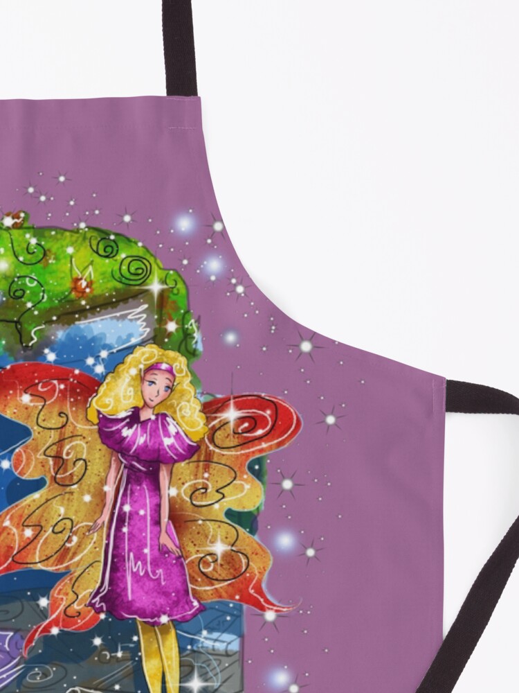 Thumbnail 3 of 6, Apron, Molly The Mason Jar Fairy™ designed and sold by TeelieTurner.