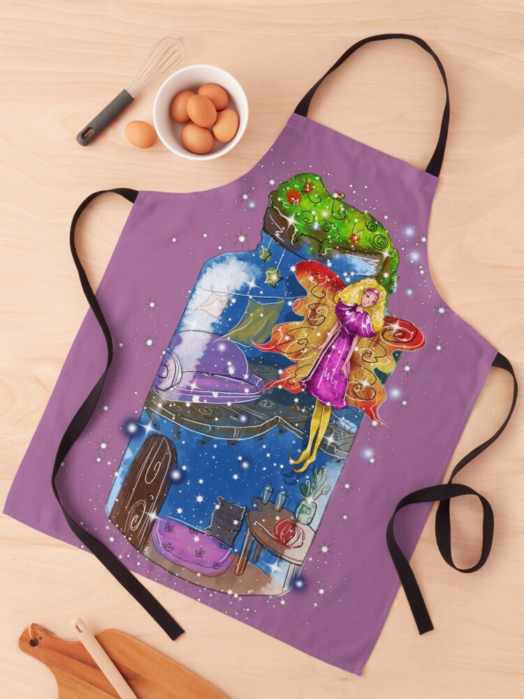 Thumbnail 1 of 6, Apron, Molly The Mason Jar Fairy™ designed and sold by TeelieTurner.
