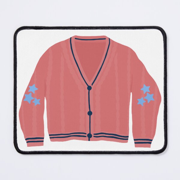 Item preview, red & blue cardigan designed and sold by Camille Albers.