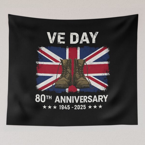Item preview, VE Day 2025 Flag 80th anniversary 2025 V-E Day 80th designed and sold by varioarts.