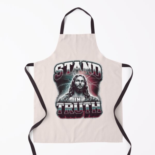 Item preview, Stand in Truth – John 8:32 Bootleg Aesthetic Jesus Quote designed and sold by KnitLuv.