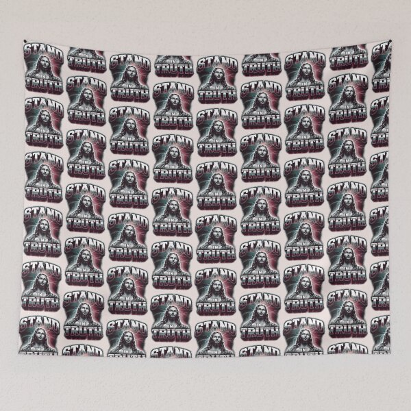 Item preview, Stand in Truth – John 8:32 Bootleg Aesthetic Jesus Quote designed and sold by  KnitLuv.