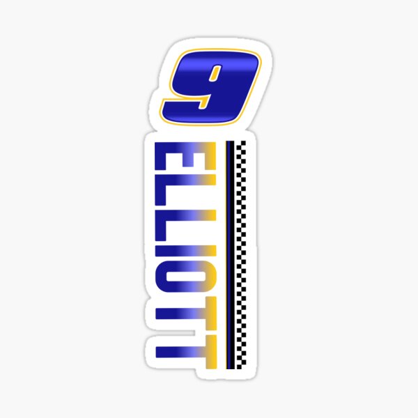 Chase Elliott Name Stripe Sticker