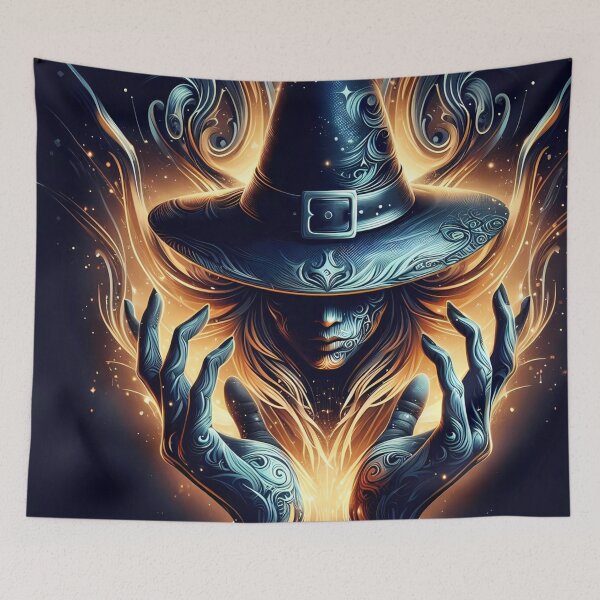 Item preview,  Mystical Sorceress of Enchanted Flames designed and sold by aminz4.