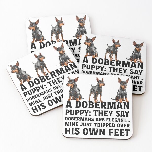 Item preview, Owner of cute pet puppy Doberman dog. designed and sold by Drone-tees.