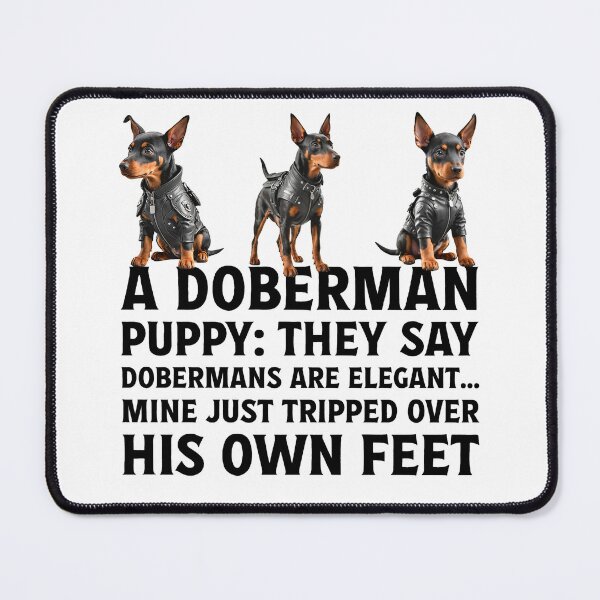Item preview, Owner of cute pet puppy Doberman dog. designed and sold by Drone-tees.