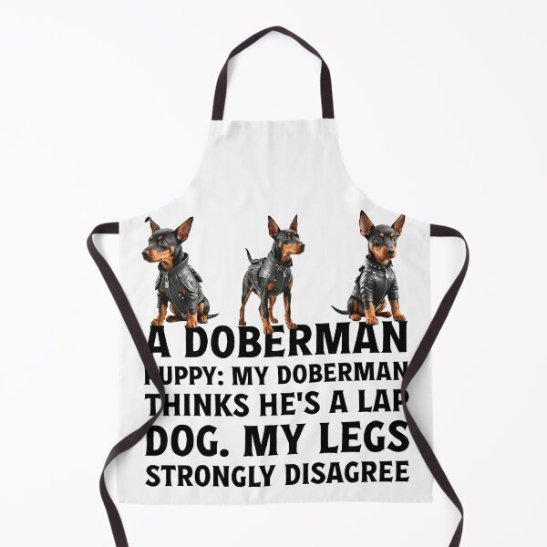 Item preview, Owner of cute pet puppy Doberman dog. designed and sold by Drone-tees.
