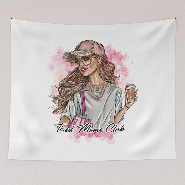 Artikelvorschau, Tired Moms Club Shirt – Lustiges & stylisches Mama-Leben entworfen und verkauft von AshandAnna.