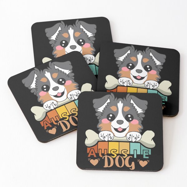 Item preview, Cute Aussie Dog designed and sold by HappyHarmonyArt.