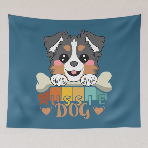 Item preview, Cute Aussie Dog designed and sold by HappyHarmonyArt.