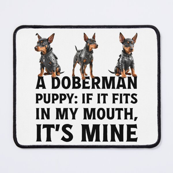 Item preview, Owner of cute pet puppy Doberman dog. designed and sold by Drone-tees.