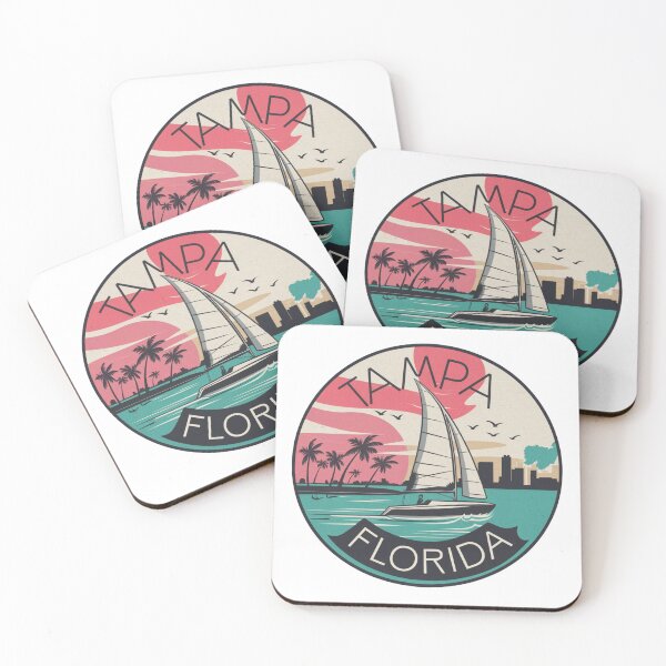 Item preview, Tampa Florida Horizon Sailing Vintage Design designed and sold by CircinusStore.