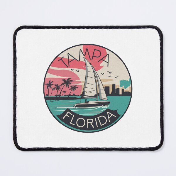 Item preview, Tampa Florida Horizon Sailing Vintage Design designed and sold by CircinusStore.