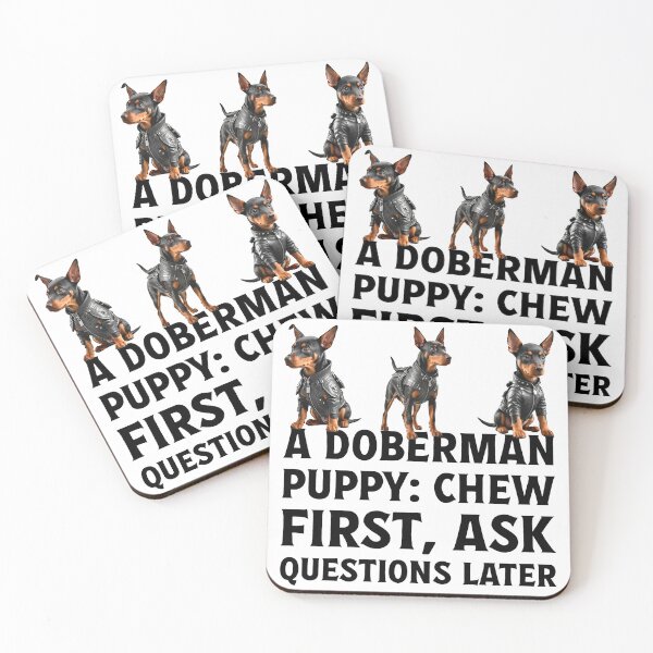 Item preview, Owner of cute pet puppy Doberman dog. designed and sold by Drone-tees.