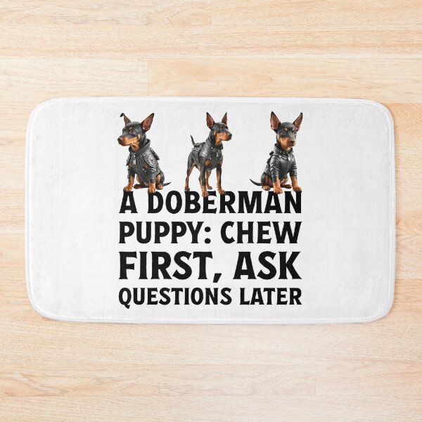 Item preview, Owner of cute pet puppy Doberman dog. designed and sold by Drone-tees.