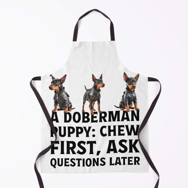 Item preview, Owner of cute pet puppy Doberman dog. designed and sold by Drone-tees.