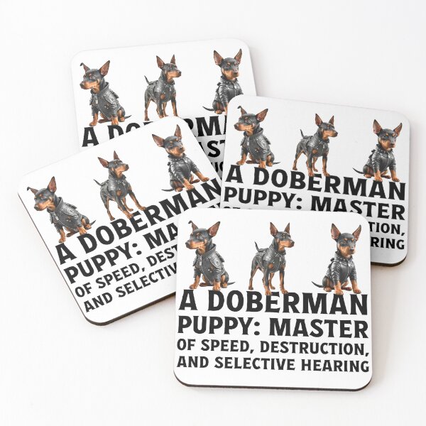 Item preview, Owner of cute pet puppy Doberman dog. designed and sold by Drone-tees.