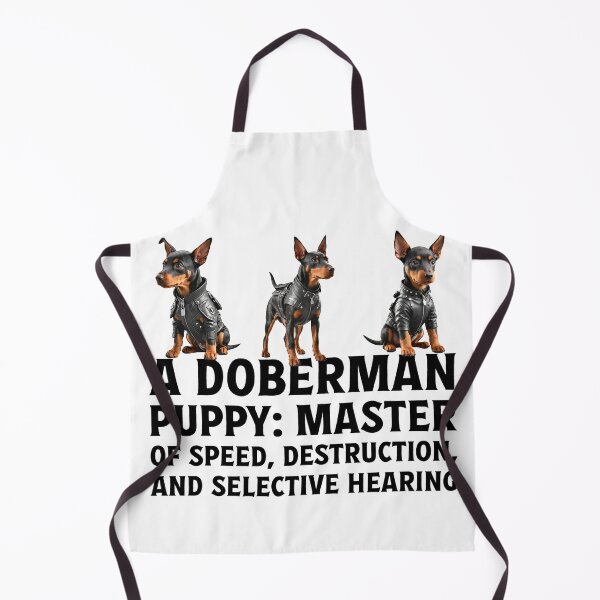 Item preview, Owner of cute pet puppy Doberman dog. designed and sold by Drone-tees.