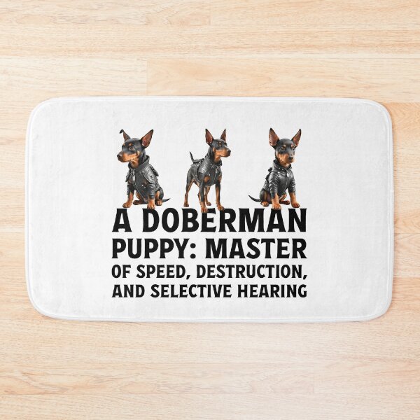 Item preview, Owner of cute pet puppy Doberman dog. designed and sold by Drone-tees.